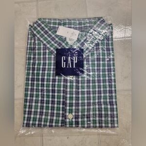 New GAP Men's Poplin Classic Button Down Shirt Size XXL